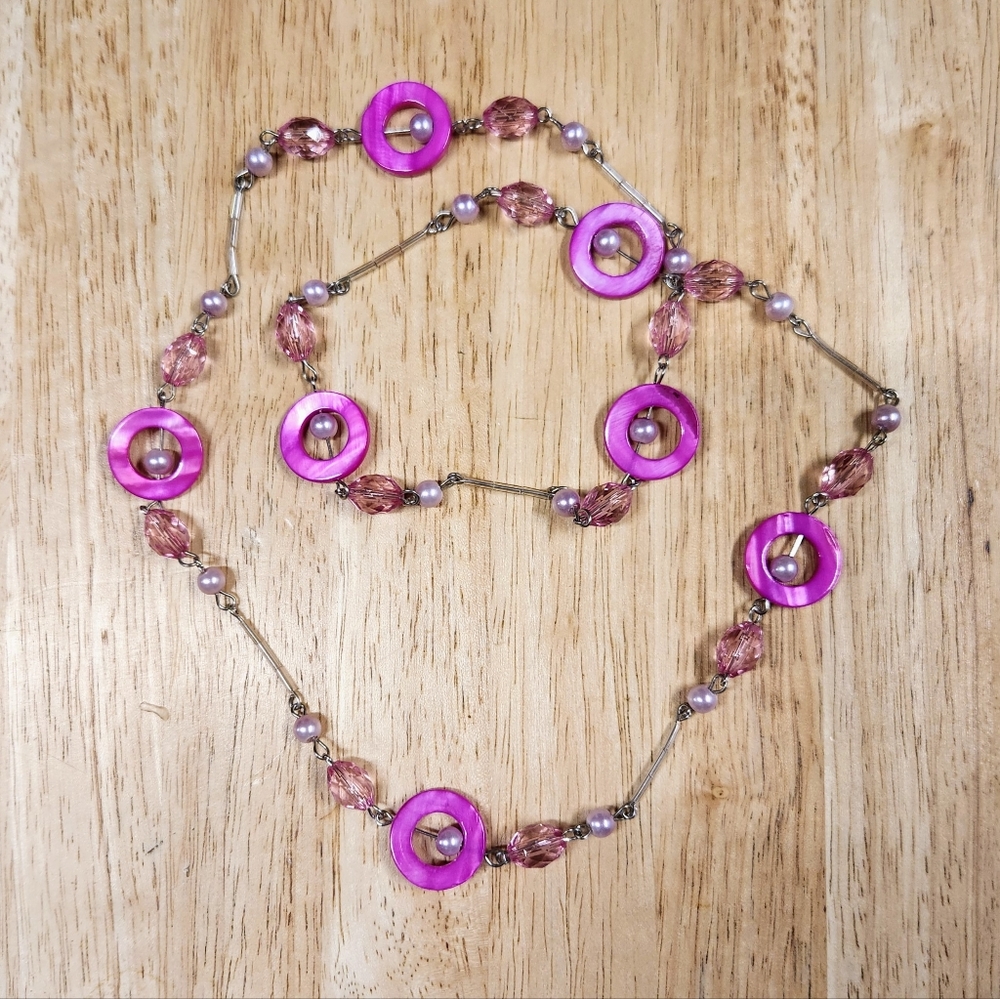 3/$15🍎Funky Pink Necklace